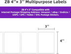 AveneMark 12 Rolls 4" x 3" Direct Thermal Labels - Image 3