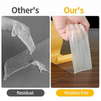KAIYUER 3 Pack Double Sided Fabric Tape Heavy Duty, 1 Inch Wide, Strong Double - Image 2