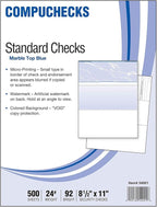 Compuchecks Check on Top Blank Check Paper by Compuchecks