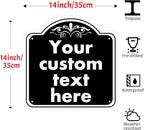 HK SIGNS Custom Indoor/Outdoor Aluminum Weatherproof Metal Sign, Modern - Image 2