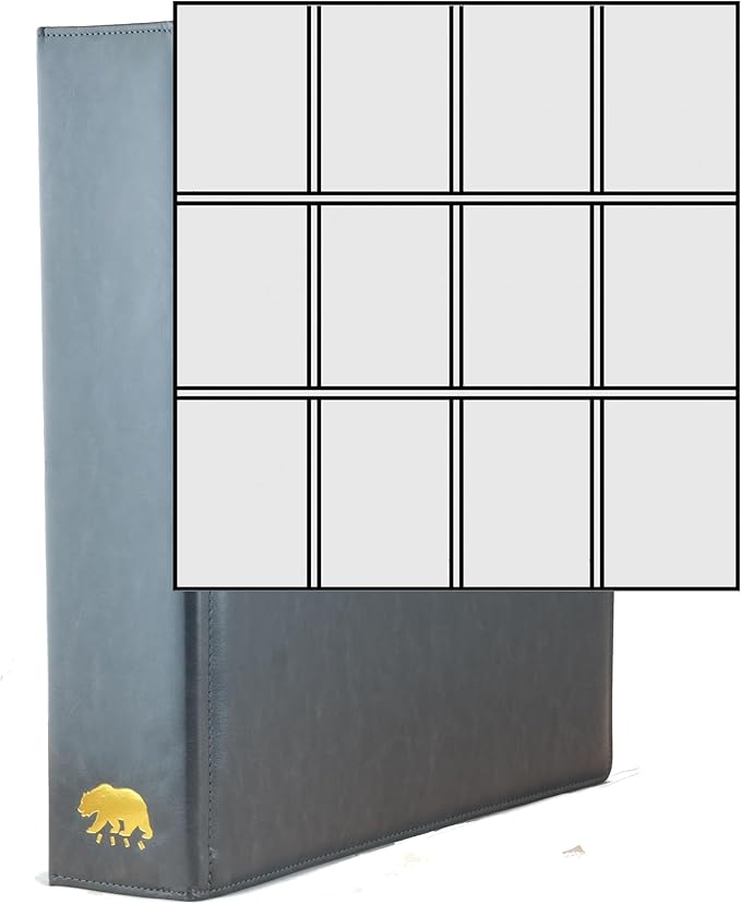 Ursae Minoris Estate Library Deluxe 4 Q-Ring Large Format Binder by Ursae+Minoris