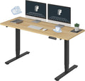 FLEXISPOT E6 3-Stage Dual Motor 60 x 24 Electric Standing Desk Sit Stand Up Desk by FlexiSpot