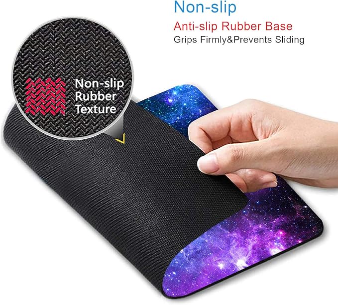 IMAYONDIA Square Mouse Pad, Anti-Slip Rubber Base Mouse Pad - Image 3