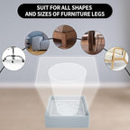 Furniture Coasters 8 Pcs 2”- Furniture Caster Cups Non Slip Furniture Pads - Image 4