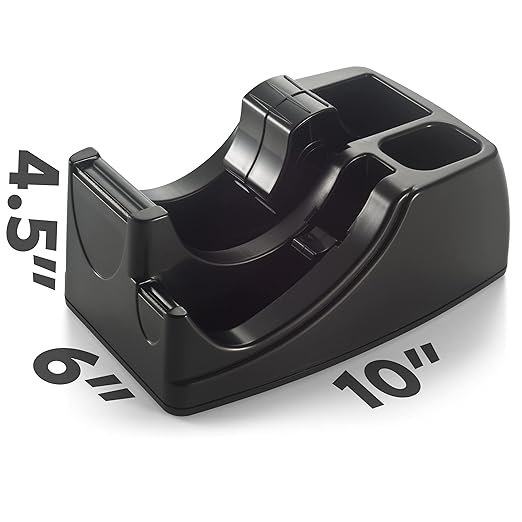 Officemate Heavy Duty Weighted 2-in-1 Tape Dispenser - Image 2