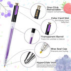 ZSCM Retractable Gel Pen For Adult Coloring, 60 Colors Large Capacity - Image 2