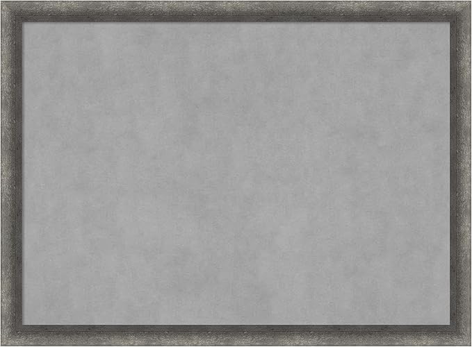 Amanti Art Grey Framed Magnetic Board 22x30 Medium Vision Board by AmantiArt