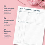 Task Planner & Tracker 8.5 x 11 Tear-Off 70 Sheet Planner Pad – Project - Image 8