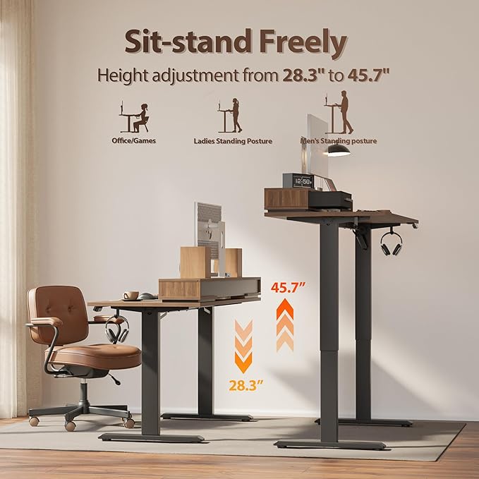 Agilestic 48 Inch Electric Standing Desk - Image 4