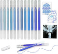CAISEXILE 12 Blue Glitter Gel Pens Set, 1.0 mm Fine Point by CAISEXILE
