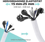 AGPTEK Cable Sleeve Cover, 20ft - Image 2