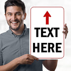 Custom Arrow, Custom Directional Sign, Up Arrow, 12x18 Inches, 55 mil thick - Image 2
