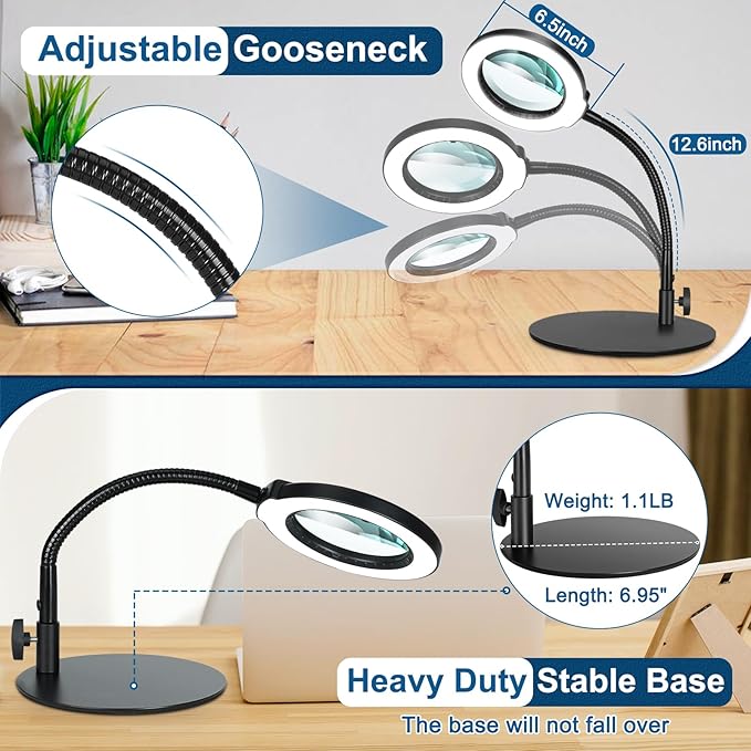 IVMAIE 10X Magnifying Glass - Image 5