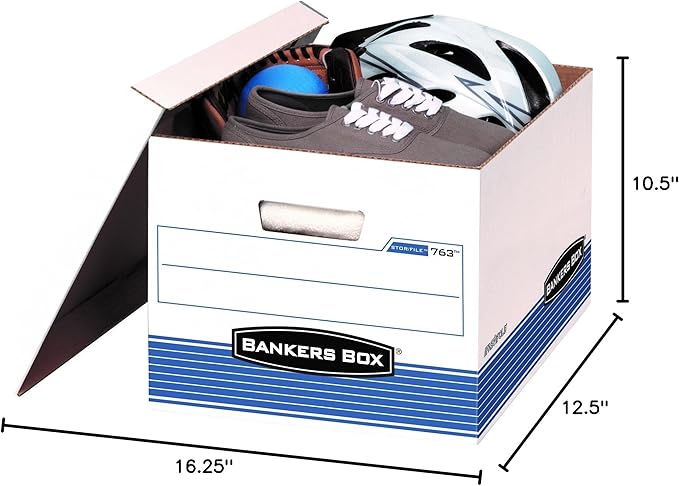Bankers Box 20-Pack Medium Duty File Storage Boxes - Image 9