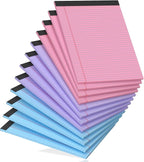 12 Pack Legal Pads 8.5 x 11 College Ruled, Lined Paper Pads 8.5 x 11, Colored by Aidunmis