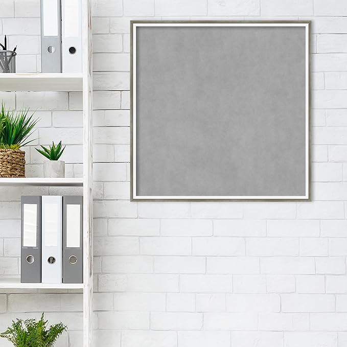 Amanti Art Silver Framed Magnetic Board 25x25 Medium Vision Board - Image 5