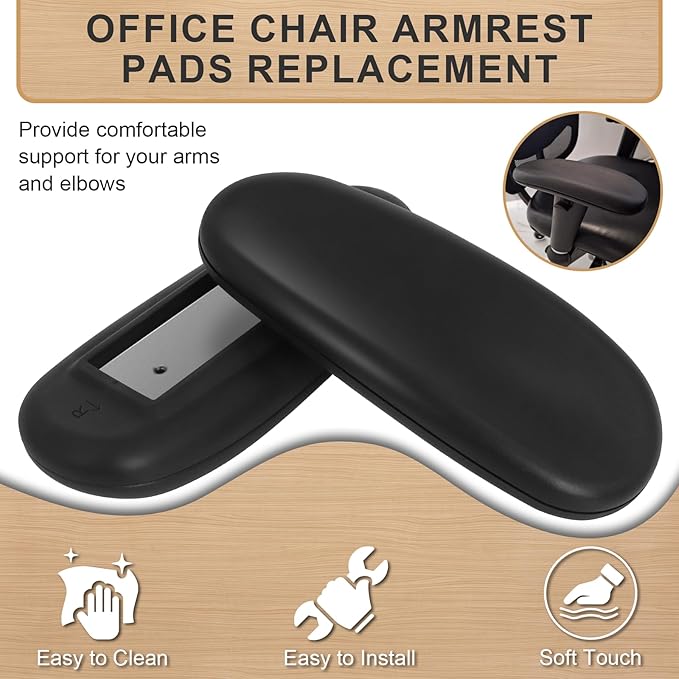 Podoy Office Chair Armrest Pads Replacement Fits Univeral Desk Chair Arms - Image 6