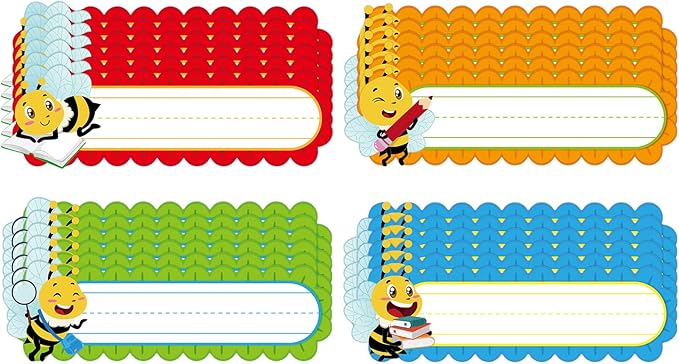 PETCEE 36Pcs Bee Desk Name Plates by PETCEE