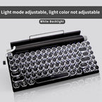 Adventurers Typewriter Style Retro Mechanical Keyboard, 83 Key Bluetooth 5.0 - Image 6