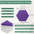Hexagonal Acoustic Panels-12 Pack High-Density Sound Absorbing Panels - Image 4