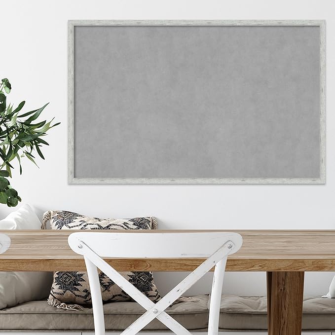 Amanti Art Silver Framed Magnetic Board 21x33 Large Vision Board - Image 5