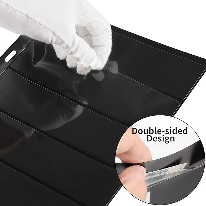 10 Sheets 20 Pages Postage Stamp Album Pages, 5 Pockets 7.7X 1.97in Stamp - Image 4