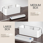 YECAYE 2 Pack Cable Management Box, Pet Friendly Cable Box Organizer - Image 6