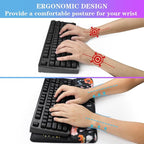 Computer Keyboard Stand with Wrist Rest, Ergonomic Tilted Keyboard Holder - Image 3