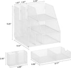 Marbrasse Desk Organizer and Accessories, 3-Tier File Organizer - Image 6