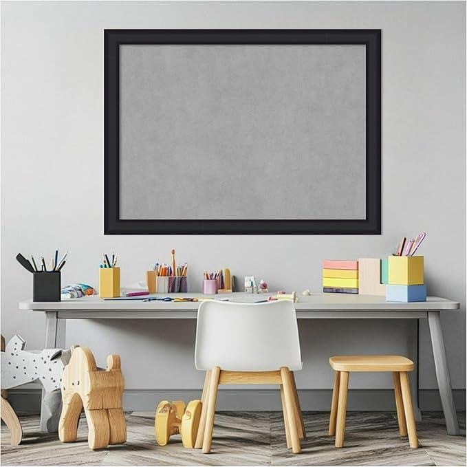 Amanti Art Black Framed Magnetic Board 23x31 Medium Vision Board - Image 5