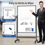 Rolling Whiteboard 40x28 Inches - Image 4