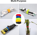 OneLeaf 120PCS Cord Organizer 6in Cable Ties Reusable - Image 6