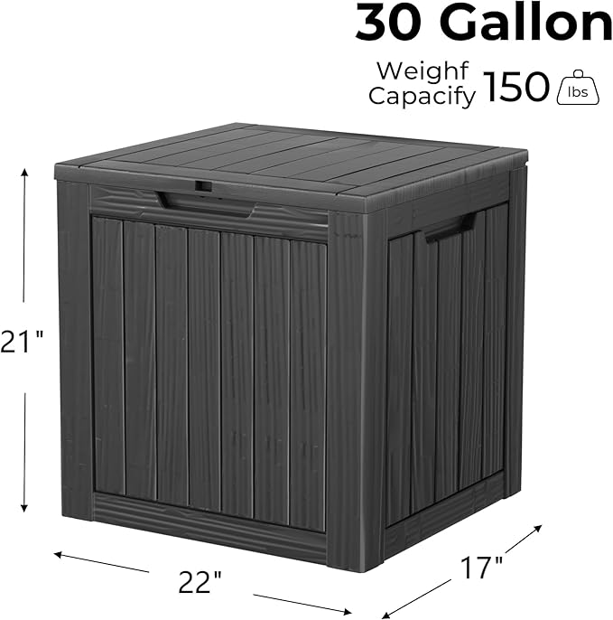 Yardgrace 30 Gallon Waterproof Outdoor Storage Box - Image 3