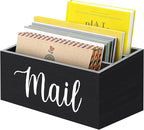 Mail Holder Countertop with 3-Slot, Mail Organizer by SEEKELEGANT