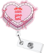 Can You Not Funny Nurse Badge Reel, Cute Retractable ID Card Badge Holders by BVIIE