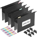 ThinkTex Extra Capacity Plastic Hanging File Folders, 3 Pack Reinforced by ThinkTex