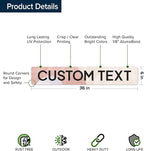 Custom Sign, Custom Street Sign, 11 Font Colors, 13 Font Styles, 4 Hole Options - Image 6