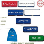 PMXBOARD Magnetic Column Headline Cards – Kanban & Scrum Board Headers - Image 4