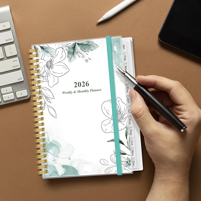 Planner 2026 - A5 Weekly & Monthly Planner Spiral Bound, January 2026 to - Image 8