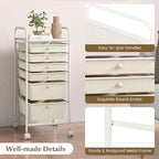 RELAX4LIFE 6-Drawer Rolling Storage Cart - Image 7