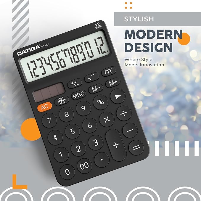 CATIGA 12 Digit Desktop Calculator - Image 7