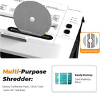 QUIETLEMON 150 Sheet Paper Shredder Heavy Duty, Micro Cut and CDs/Cards - Image 6