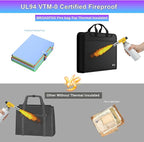 Fireproof & Waterproof Accordion File Organizer, 13-Pocket Expanding Document - Image 5