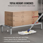 vevor aluminum dunnage rack, 48” x 20” commercial, close-up detail
