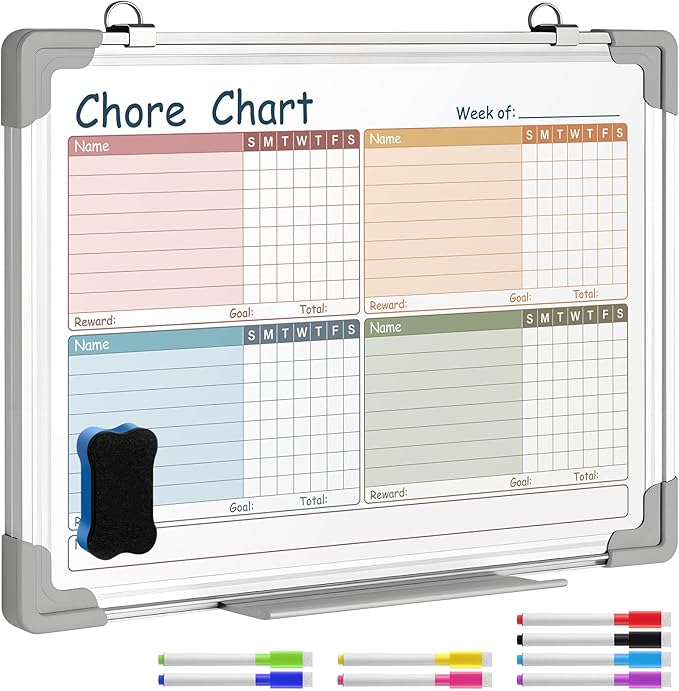 Lincia Magnetic Dry Erase Chore Chart Board - Image 2