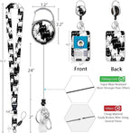 Giancomics Cat Lanyards for Id Badges, Cute ID Badge Holder - Image 4
