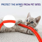 Split Wire Loom Tubing, 25ft Cord Protectors from Pets No Chew, Flexible Wire - Image 7