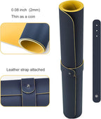 SUJAYU Dual Sided PU Leather Desk Pad, Mouse Pad, Office Desk Mat, Non-Slip - Image 4
