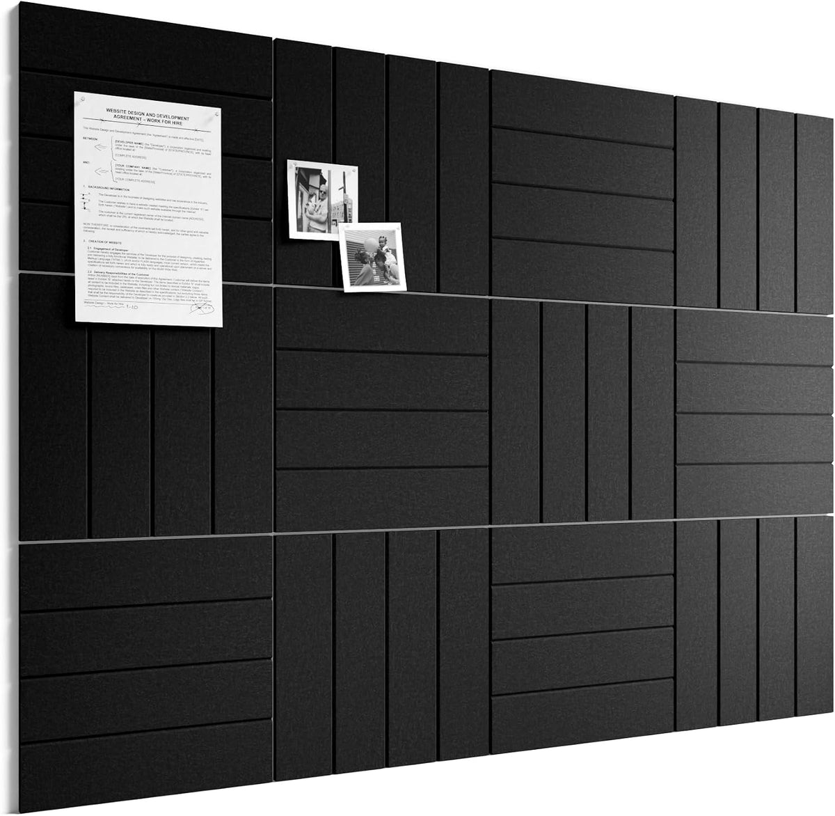 Bumusty Felt Bulletin Board & Cork Board Alternative 48" x 36"