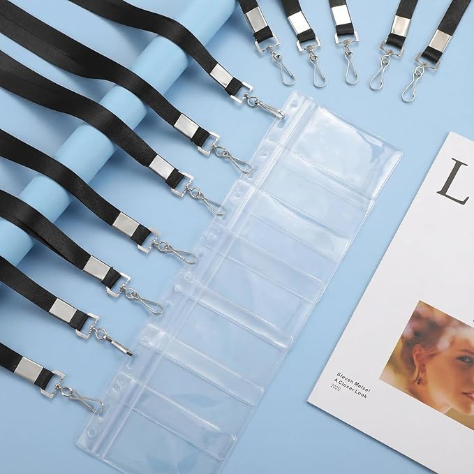 24 Pack Lanyards for ID Badges Name Tag Lanyard for Ship Cards - Image 4